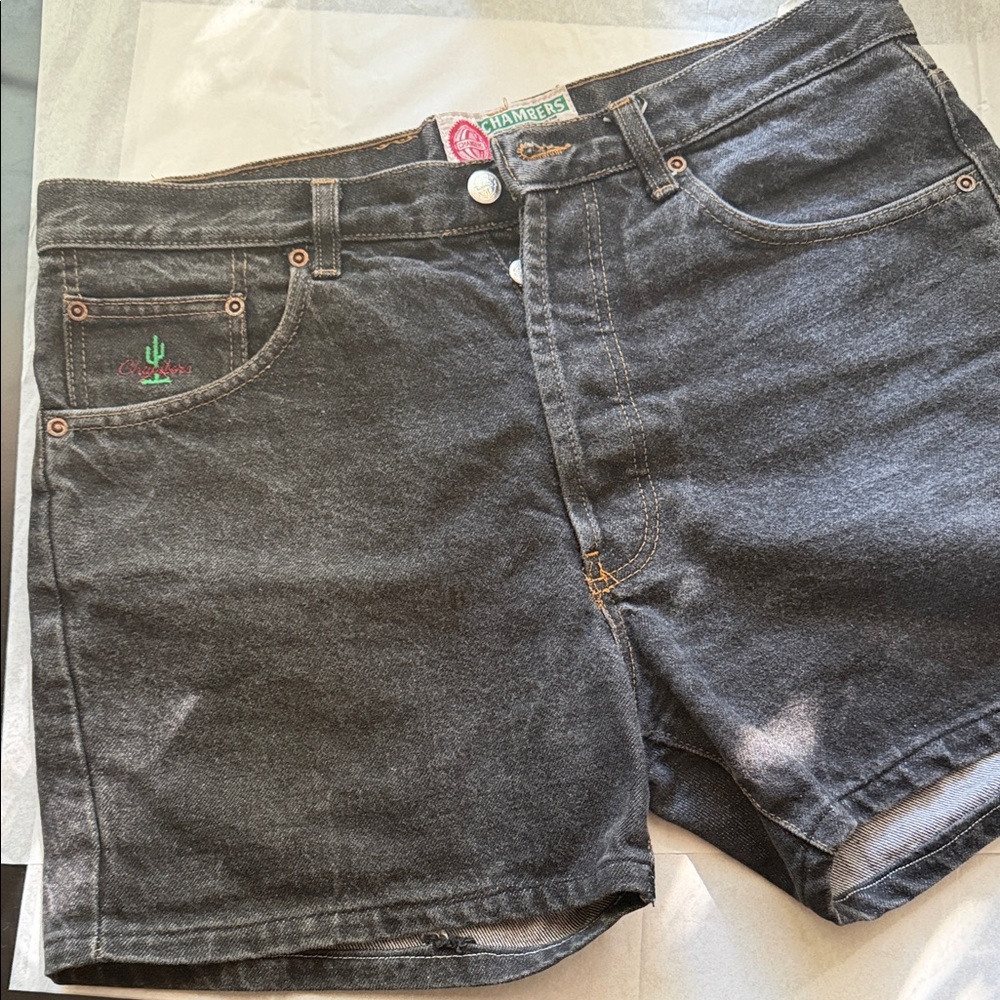 Chambers Dark Gray Denim Shorts